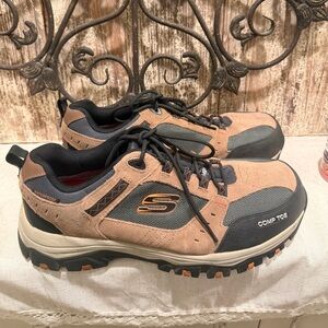 Waterproof work shoes Skechers Men’s waterproof construction safety toe size 13